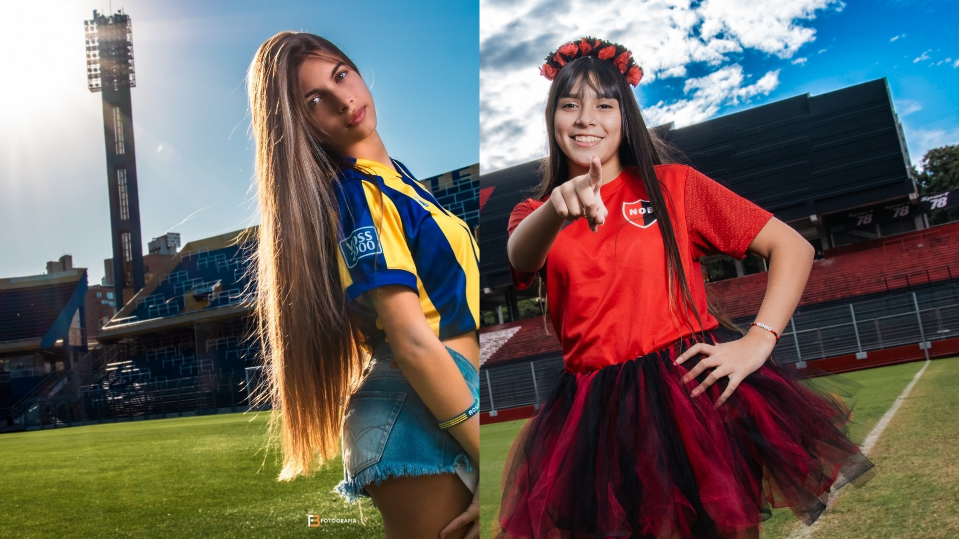 Sesi&oacute;n en estadio Rosario Central y Newells