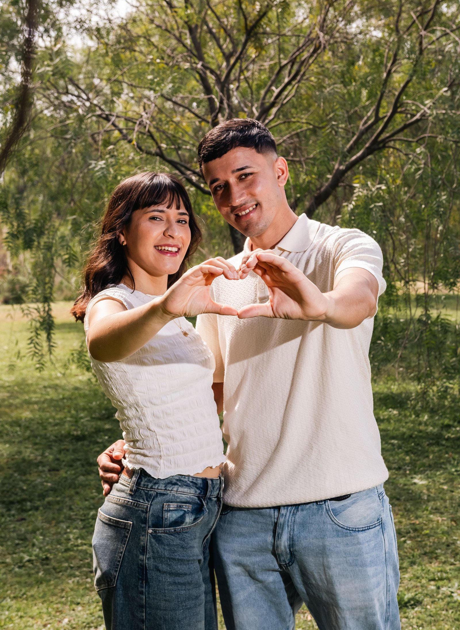 Ludmila y Lucas · Book de novios · Bosque de los Constituyentes, Rosario · fotografía 7