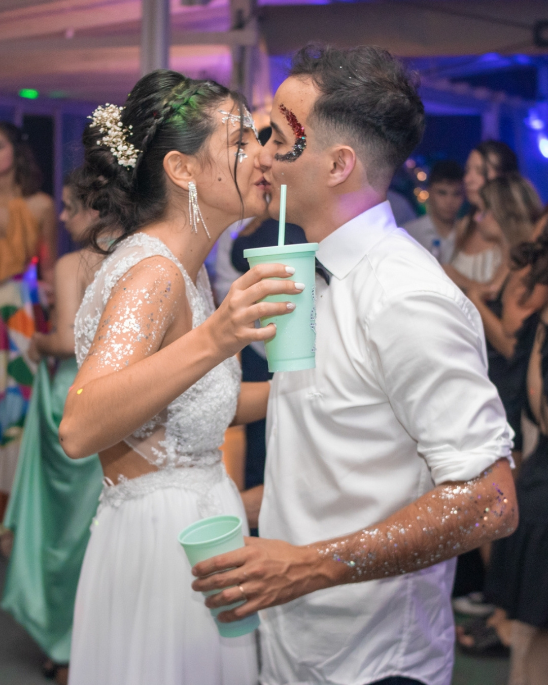 Novios bailando boda Rosario