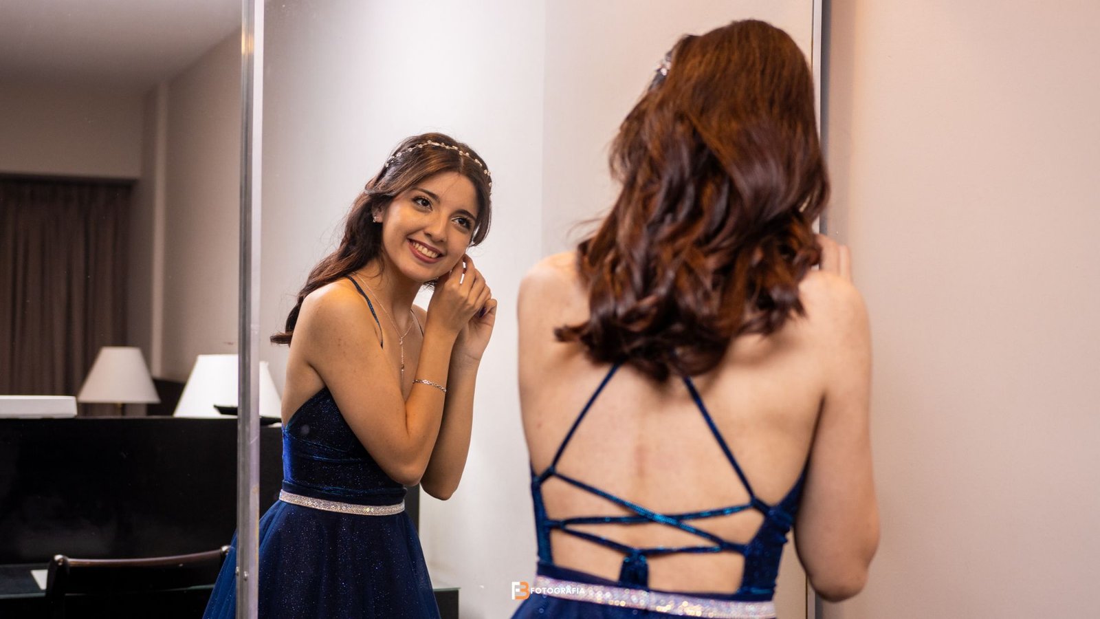 Preparativos de 15 años fotografiados por FB Fotografía